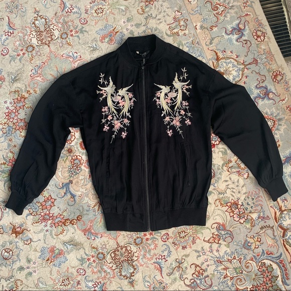 Buffalo David Bitton Embroidered Bomber Jacket - Picture 4 of 8